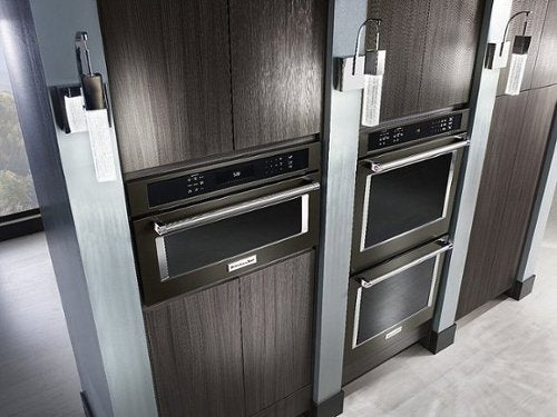 KitchenAid - 1.4 Cu. Ft. Built-In Microwave - Black Stainless Steel