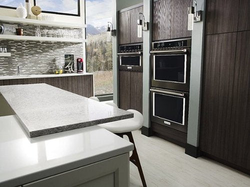 KitchenAid - 1.4 Cu. Ft. Built-In Microwave - Black Stainless Steel