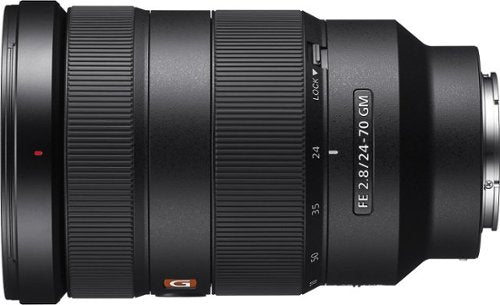 Sony - G Master FE 24-70 mm F2.8 GM Full-Frame Standard Zoom Lens E-Mount - Black