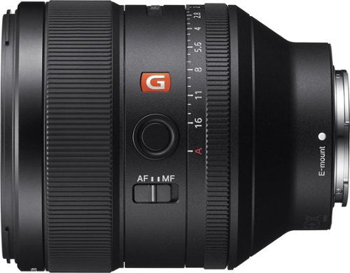 Sony - G Master FE 85 mm F1.4 GM Full-Frame Mid-range Telephoto Lens for E-Mount Cameras - Black