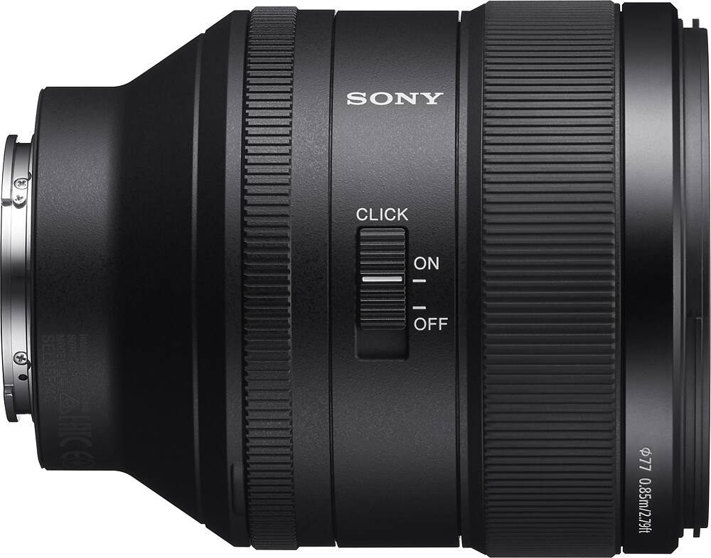 Sony - G Master FE 85 mm F1.4 GM Full-Frame Mid-range Telephoto Lens for E-Mount Cameras - Black