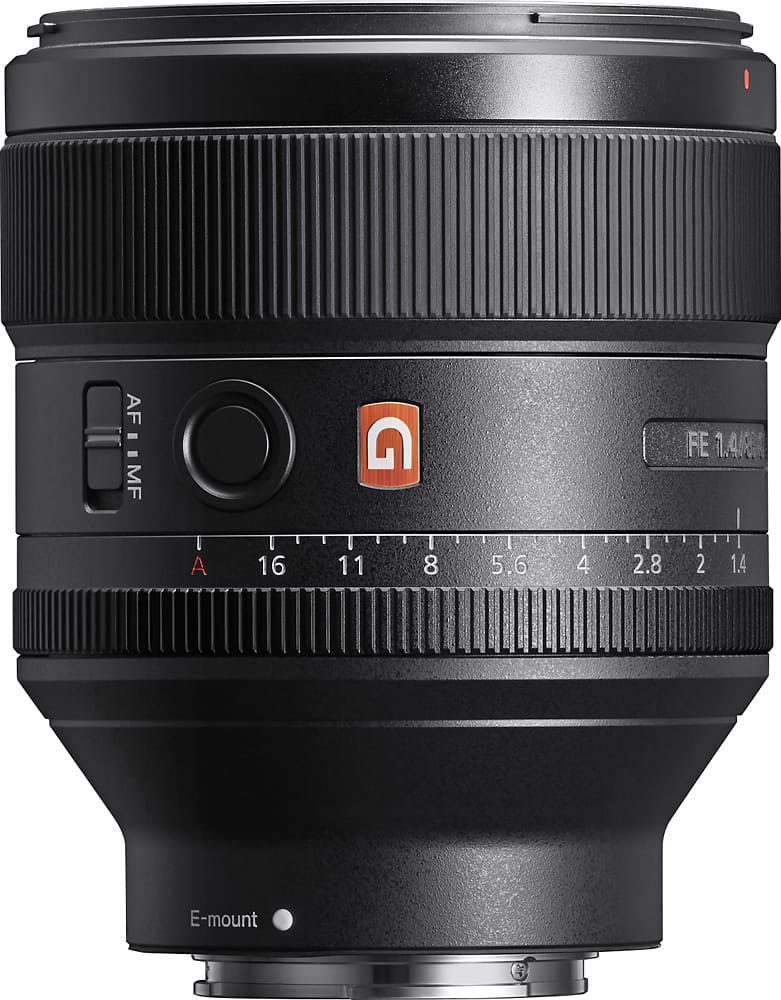 Sony - G Master FE 85 mm F1.4 GM Full-Frame Mid-range Telephoto Lens for E-Mount Cameras - Black