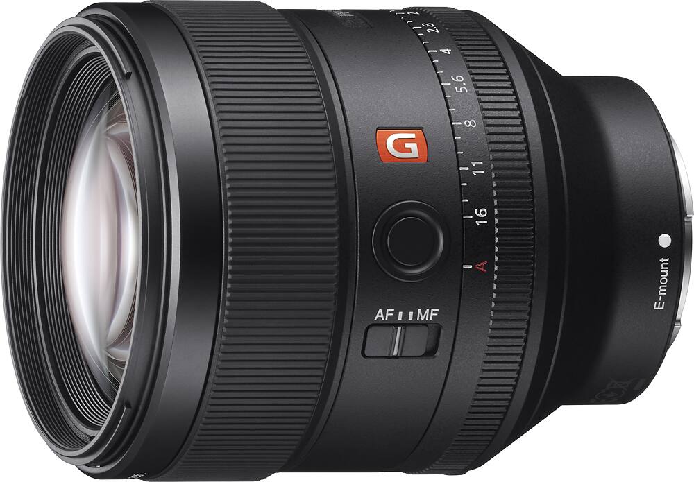 Sony - G Master FE 85 mm F1.4 GM Full-Frame Mid-range Telephoto Lens for E-Mount Cameras - Black