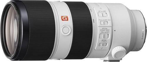 Sony - G Master FE 70-200 mm F2.8 GM OSS Full-Frame Telephoto Zoom Lens for E-Mount Cameras - White