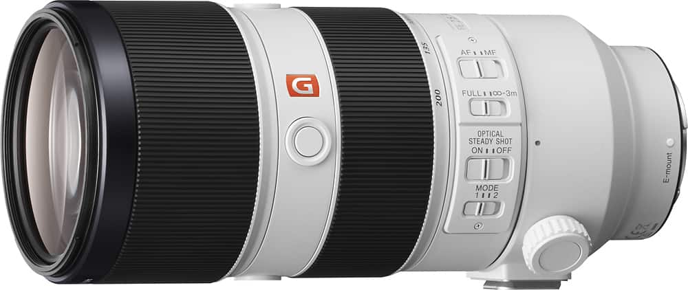 Sony - G Master FE 70-200 mm F2.8 GM OSS Full-Frame Telephoto Zoom Lens for E-Mount Cameras - White