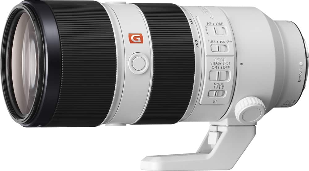 Sony - G Master FE 70-200 mm F2.8 GM OSS Full-Frame Telephoto Zoom Lens for E-Mount Cameras - White