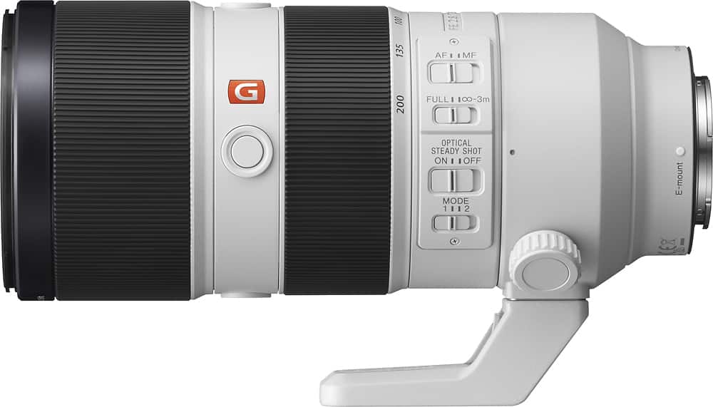 Sony - G Master FE 70-200 mm F2.8 GM OSS Full-Frame Telephoto Zoom Lens for E-Mount Cameras - White