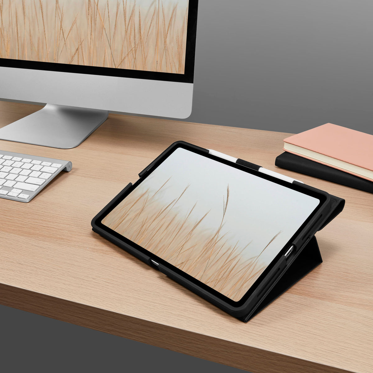 Insignia™ - Folio Case for Most 10.2" to 11" Apple iPad, iPad Air and iPad Pro Tablets - Black