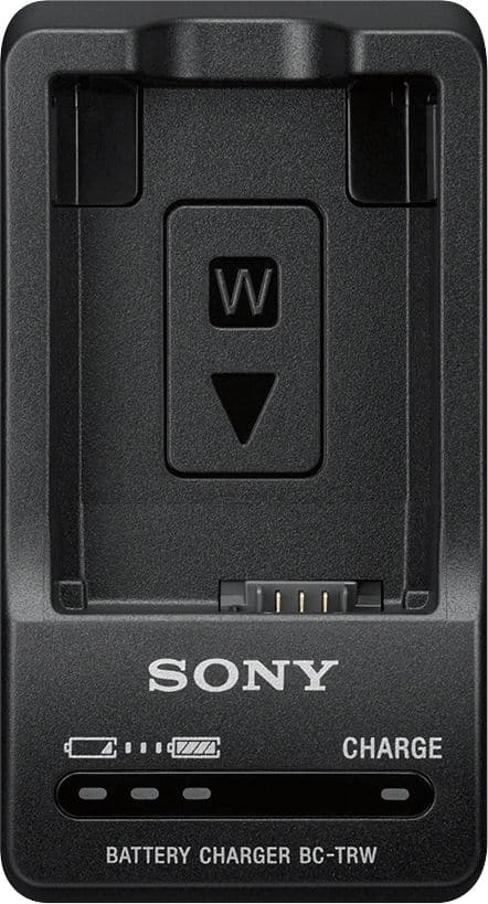 Sony - BCTRW W-Series Battery Charger for NP-FW50 - Black