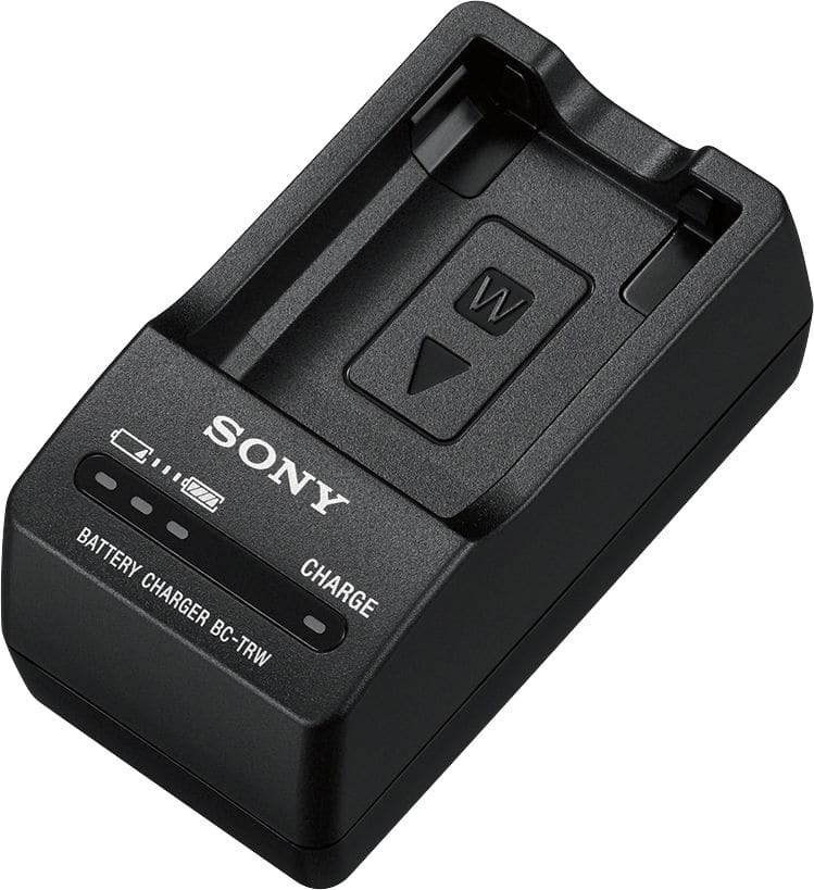 Sony - BCTRW W-Series Battery Charger for NP-FW50 - Black