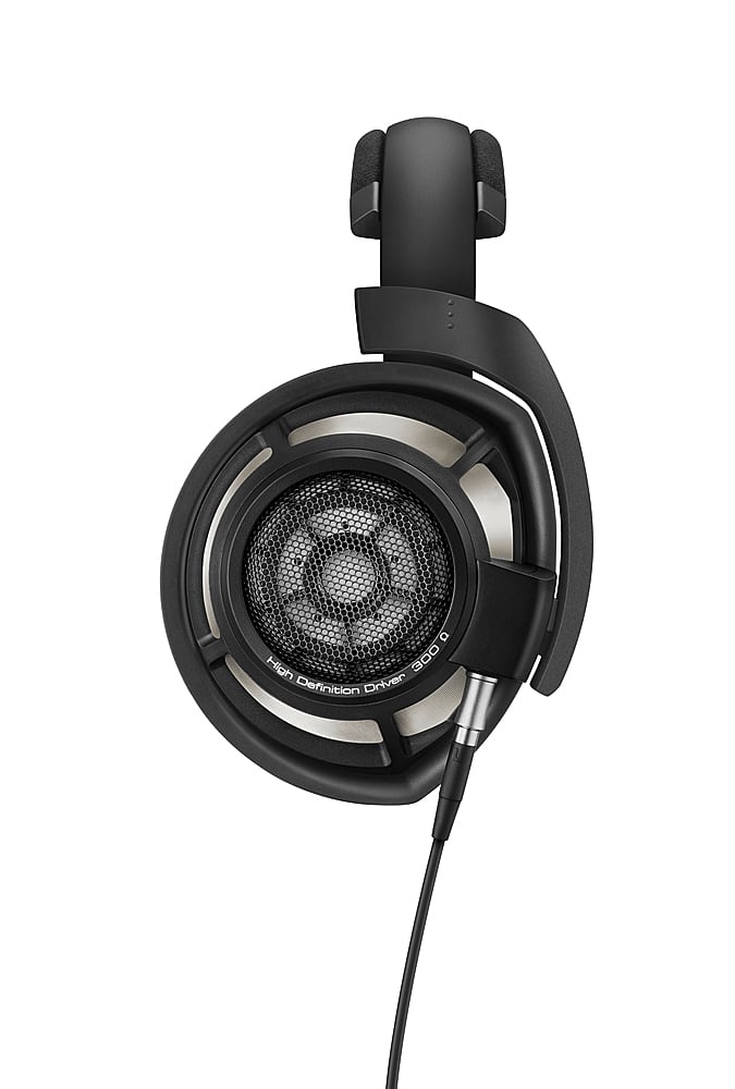 Sennheiser - HD 800 S Over-the-Ear Audiophile Reference Headphones - Ring Radiator Drivers, Open-Back Earcups, with Balanced Cable - Black