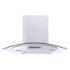 Windster Hoods - 30 inches - Convertible - Island Range Hood - Stainless Steel/Glass