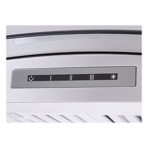 Windster Hoods - 36 inches - Convertible - Island Range Hood - Stainless Steel/Glass
