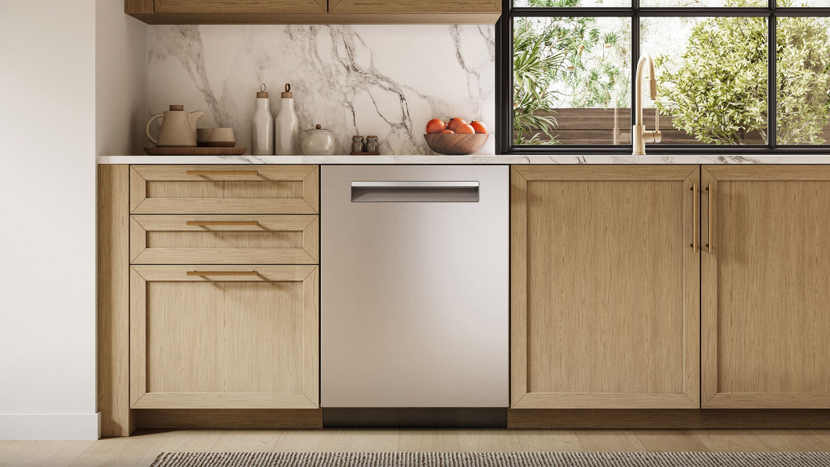 Bosch - 500 Series 24" Top Control Smart Built-In Stainless Steel Tub Dishwasher with 3rd Rack and AutoAir, 44 dBA - Stainless Steel