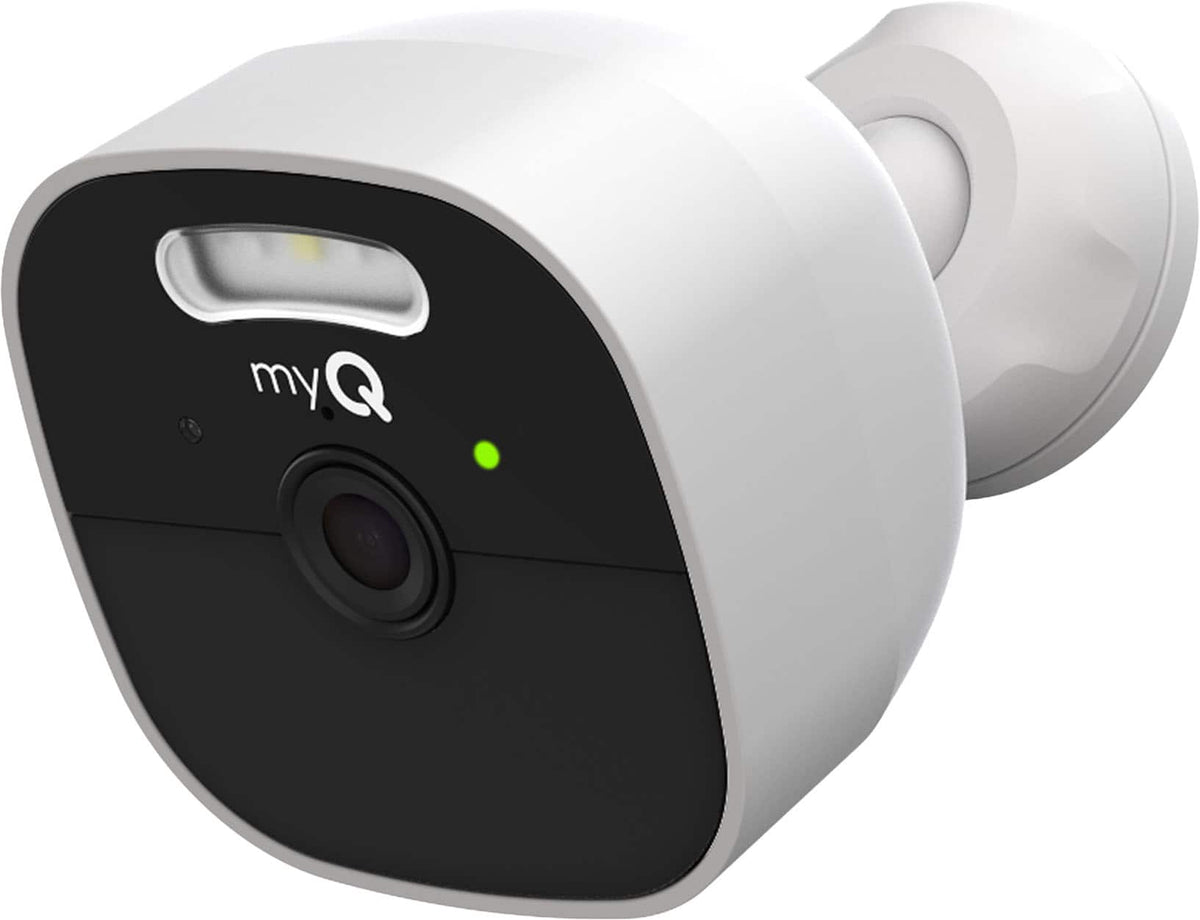 Chamberlain - myQ Outdoor Battery Security Camera - White