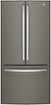 GE - 33 in. Wide 24.7 Cu. Ft. French Door Refrigerator with Internal Water Dispenser - Slate