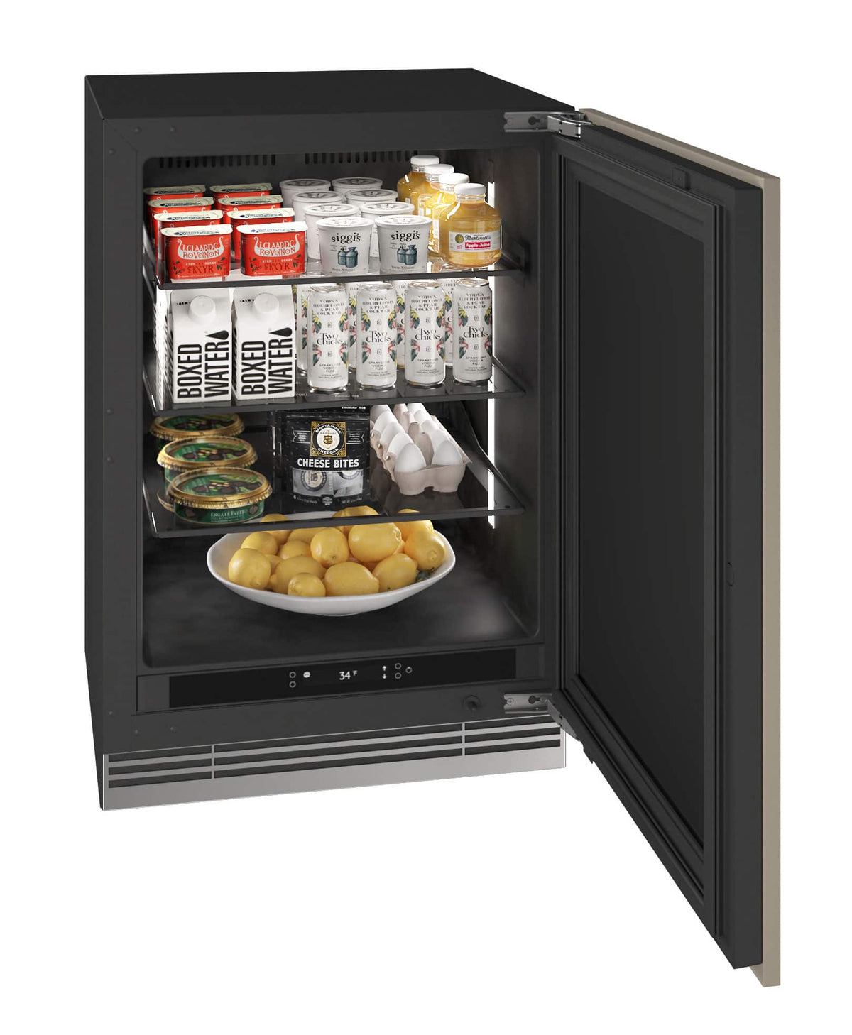 U-Line - 24"W. 5.1 Cu.Ft. Built-In Panel Ready Compact Refrigerator - Custom Panel Ready