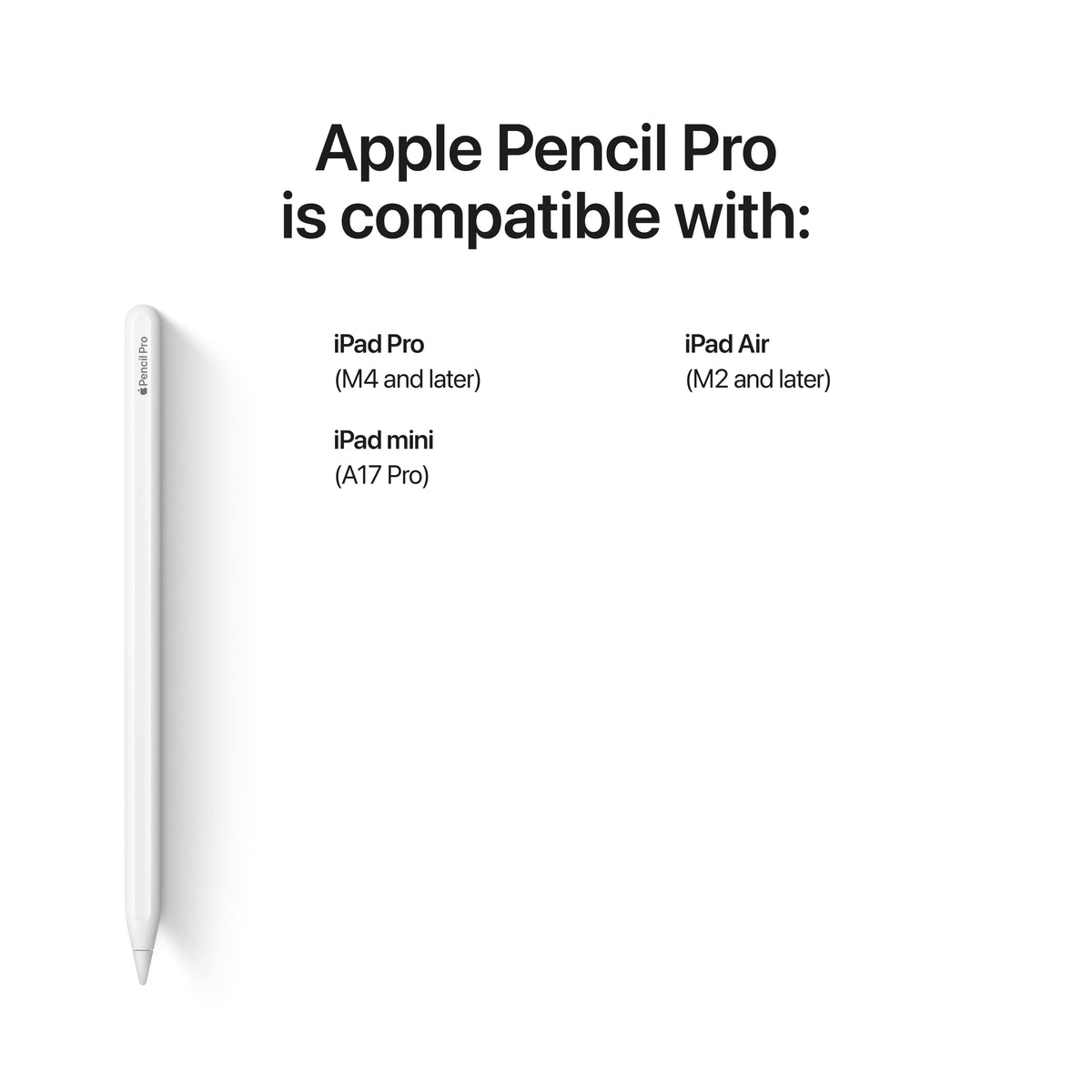 Apple - Pencil Pro - White
