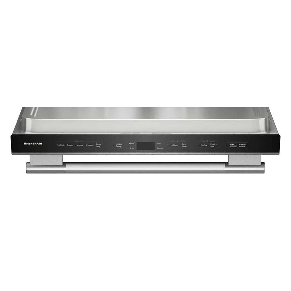 KitchenAid - 24 inch Top Control Built-In Dishwasher with Third Level Utensil Rack and 47 dBA - Stainless Steel