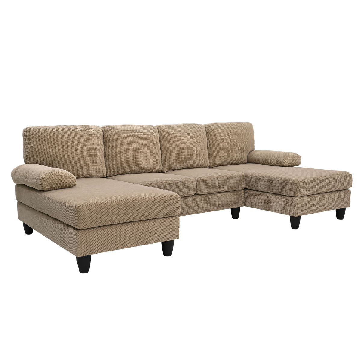 Sofá en forma de U con doble chaiselongue