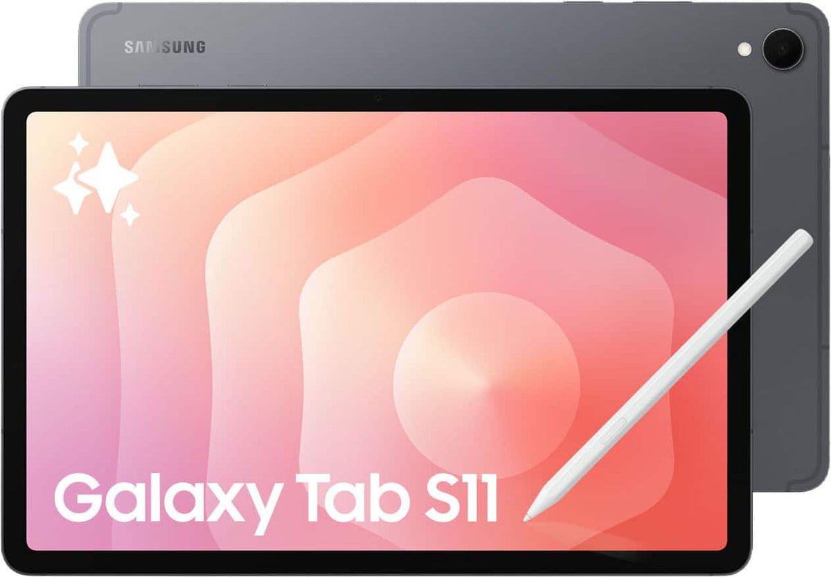 Samsung - Geek Squad Certified Refurbished Galaxy Tab S11 - 11" 256GB - Wi-Fi -with S-Pen - Gray