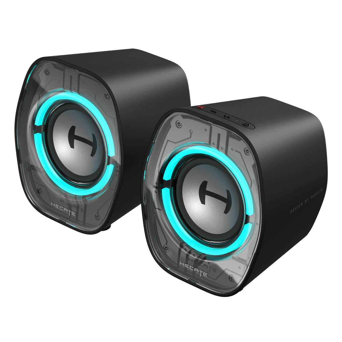 Edifier - G1000 II 2.0 Bluetooth Gaming Speakers with RGB Lighting (2-Piece) - Black
