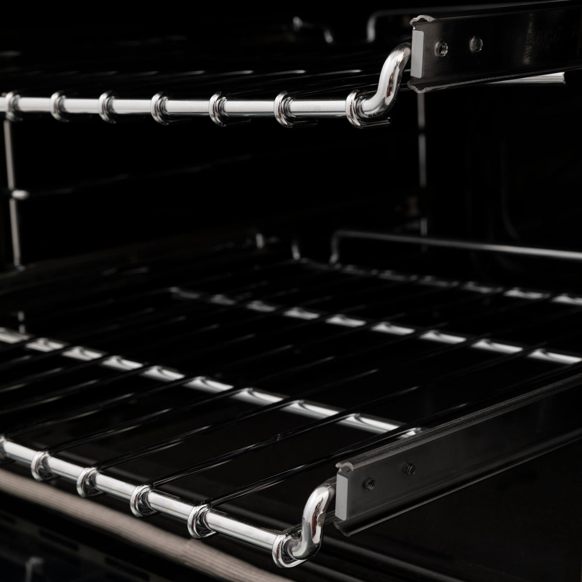 ZLINE - 36 in. Wide 6 Burner Autograph Legacy Dual Fuel Range with Matte Black Accents (RAZ-36-MB) - Stainless Steel/Matte Black Accents