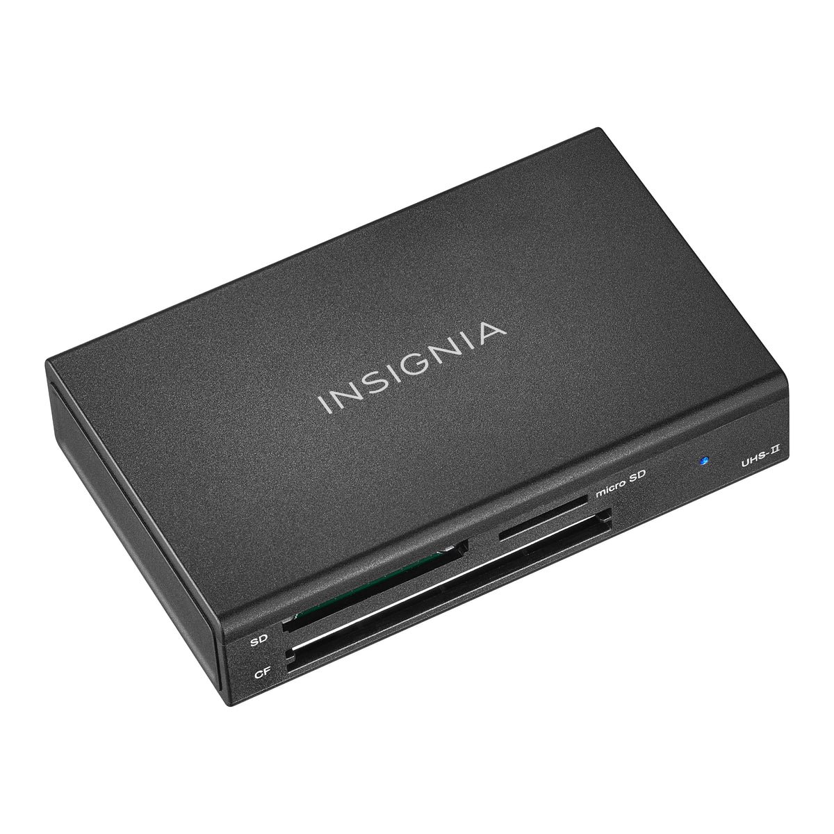Insignia™ - USB-C to SD, microSD and CompactFlash Memory Card Reader - Black