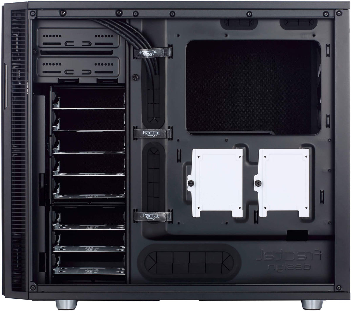 Fractal Design - Define R5 Black Silent ATX Mid-Tower PC Case - Black