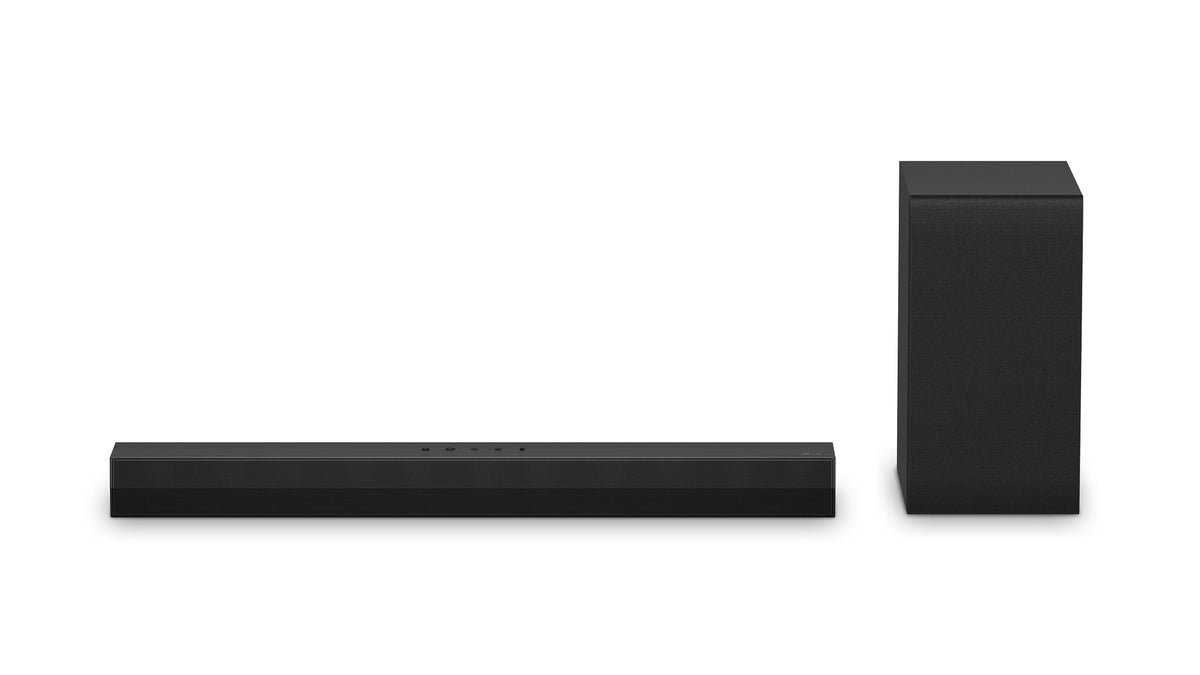 LG - 2.1-Channel S40T Soundbar with Wireless Subwoofer, Bluetooth Connectivity, Dolby Audio and WOW Orchestra - Black