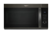 Whirlpool - 1.9 Cu. Ft. Over-the-Range Microwave with Sensor Cooking - Black Stainless Steel