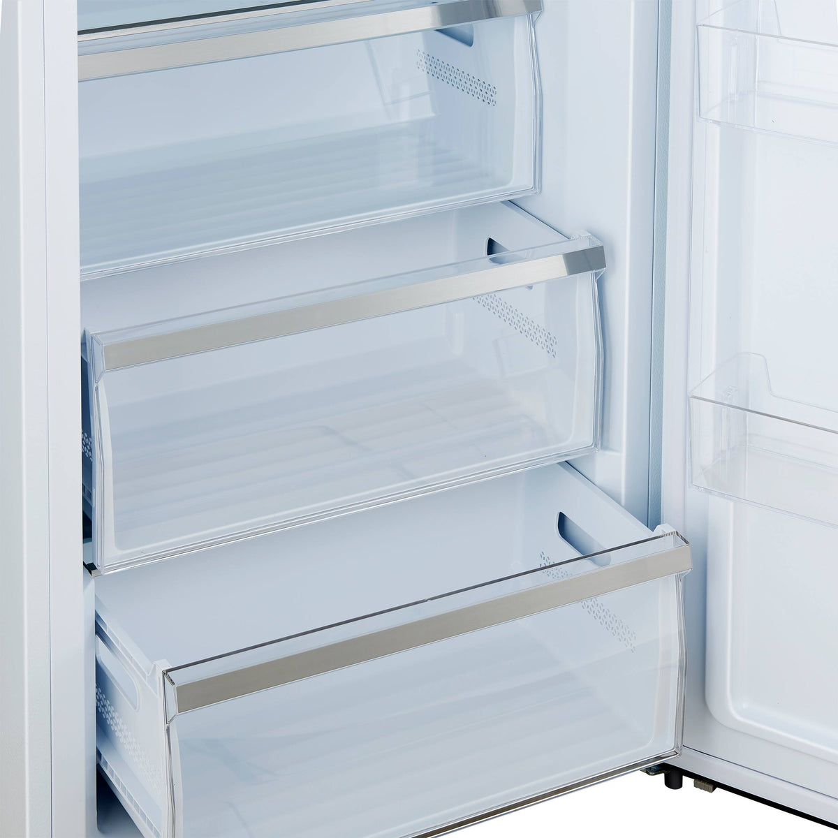 Forno Appliances - Maderno 13.6 Cu. Ft. Right Swing Upright Convertible Freezer with Antique Brass Handles - White