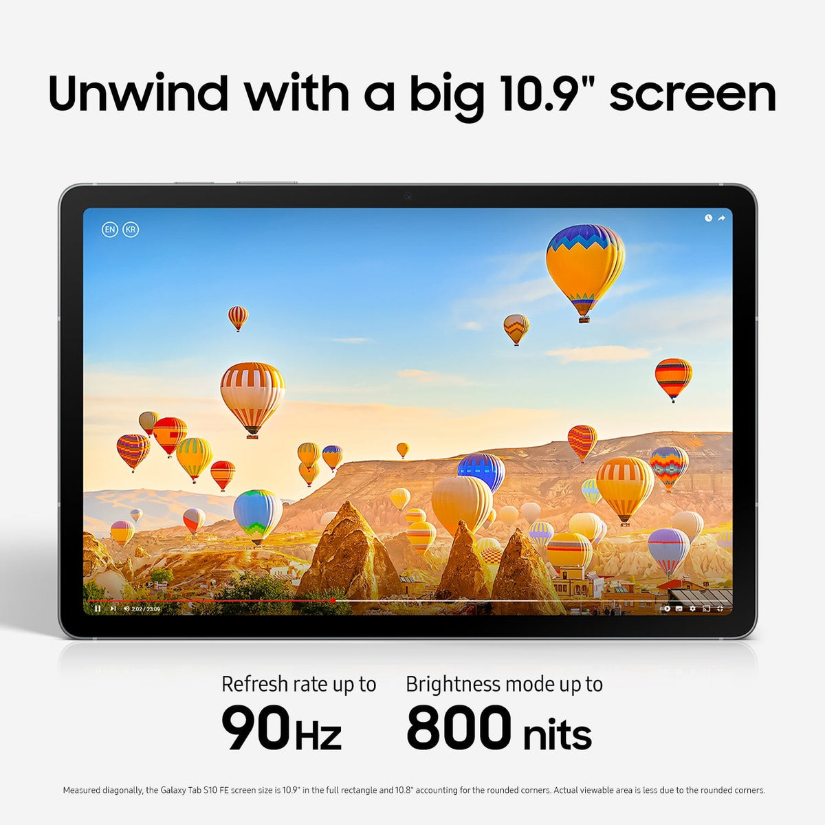 Samsung - Galaxy Tab S10 FE - 10.9" 128GB - Wi-Fi - with S-Pen - Silver