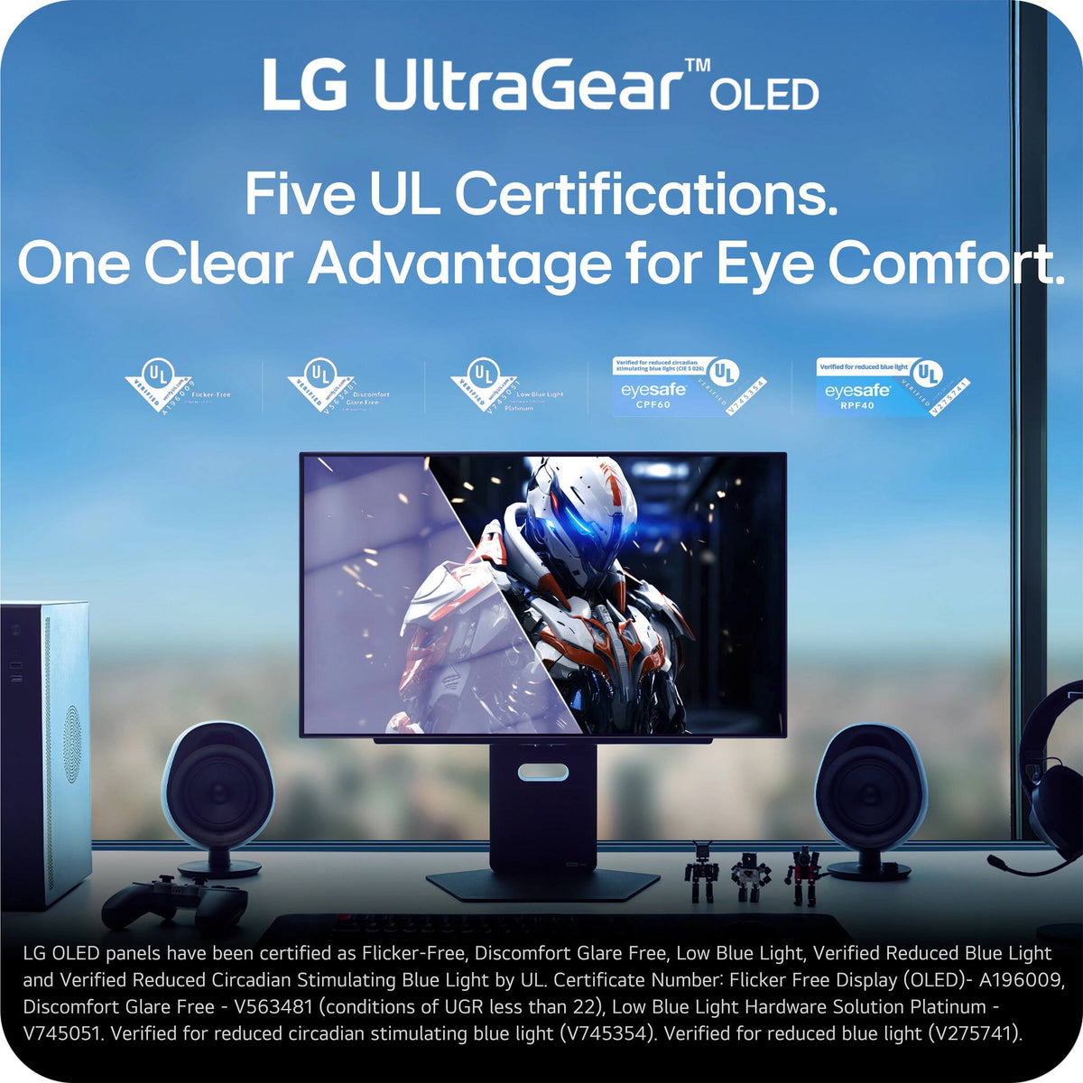 LG - UltraGear 27" OLED QHD 280Hz 0.03ms G-Sync and FreeSync Premium Pro Gaming Monitor with HDR500 (HDMI x2, DP, USB-A) - Black