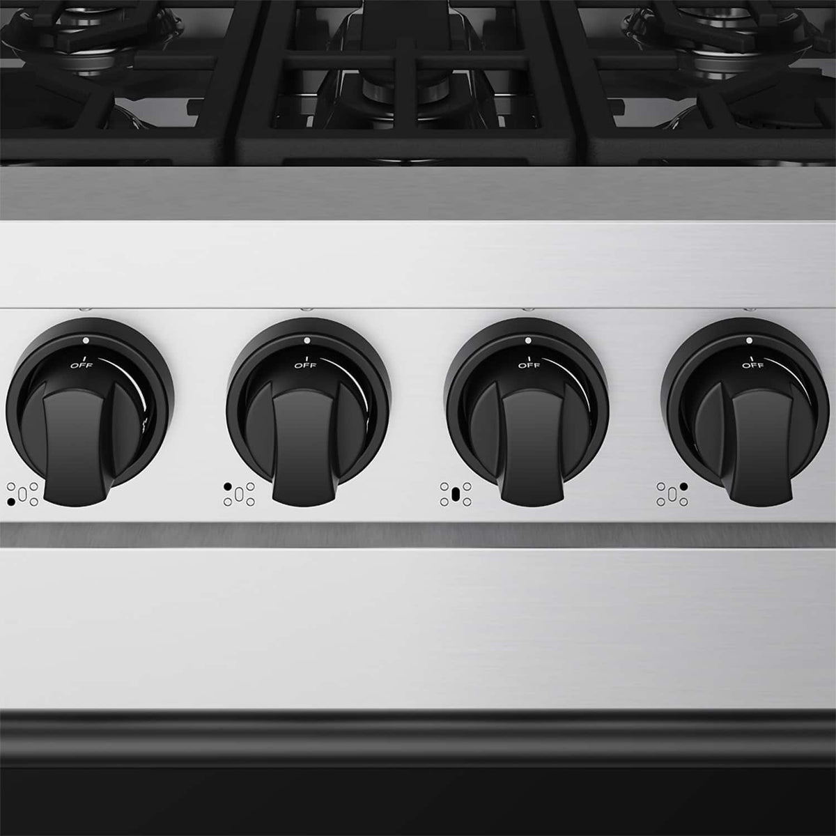 Gordon Ramsay Series by Thor Kitchen 4.55 Cu. Ft Freestanding Liquid Propane Gas Range with Black Hardware - Stainless Steel
