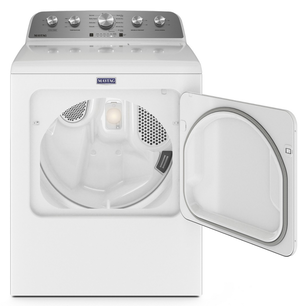Maytag - 7.0 Cu. Ft. Electric Dryer with Extra Power Button - White