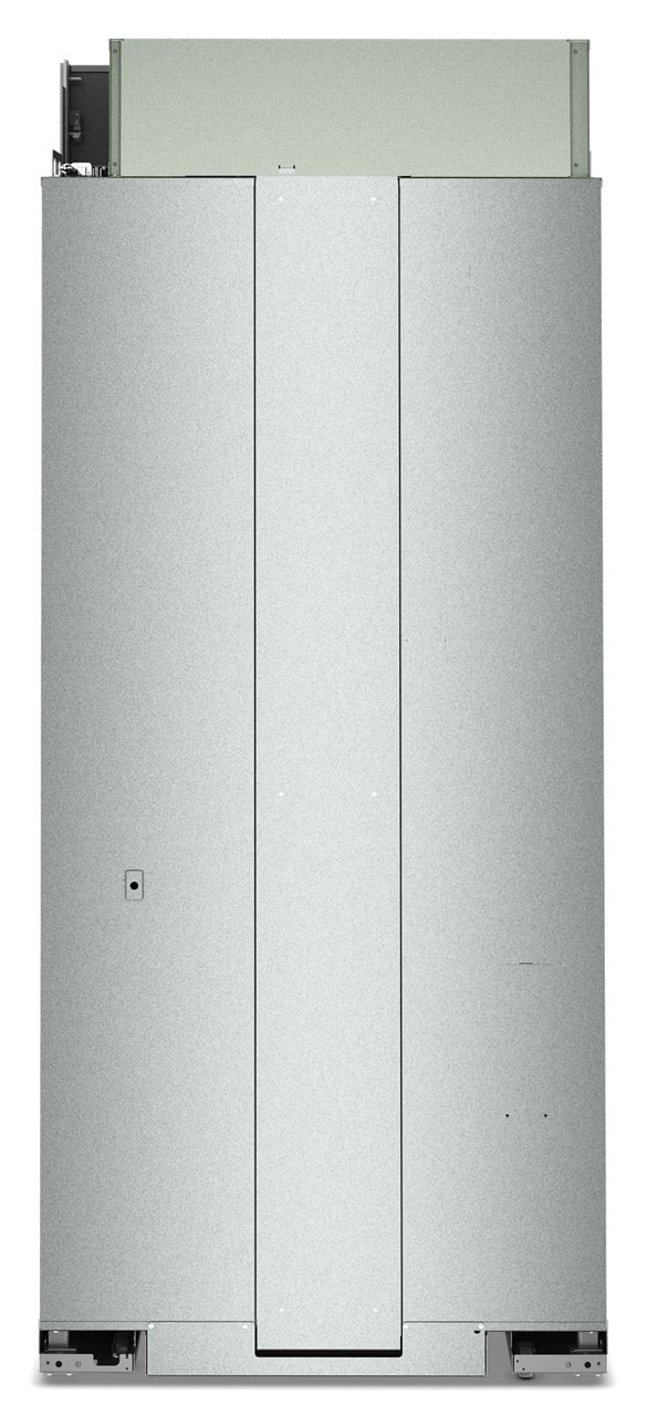 KitchenAid - 36 in. Wide 20.8 cu. ft. Built-In Bottom Mount Refrigerator with Platinum Interior - Stainless Steel