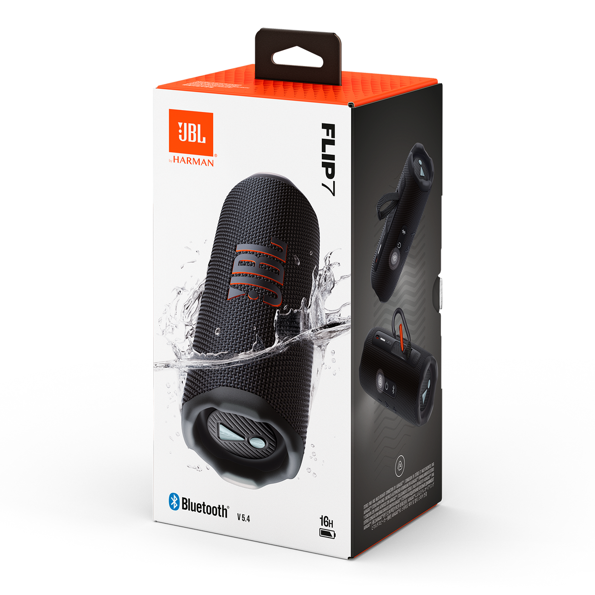 JBL - Flip 7 - Portable waterproof and drop-proof speaker - 2025 - Red