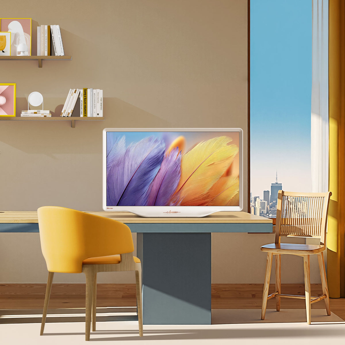 Hisense - 43" Class S5 Hi-QLED Deco TV QLED Series UHD 4K LED Smart Fire TV (2026)