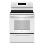 Whirlpool - 30 in. Wide 4 element 5.3 cu. ft. Freestanding Electric Range with No Preheat Mode - White