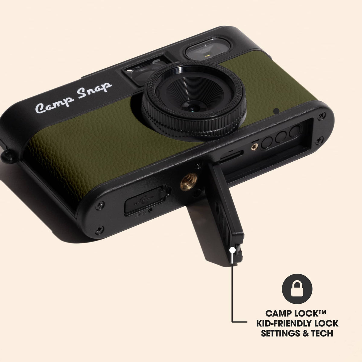 Camp Snap - 2 Screen Free Digital Camera - Green