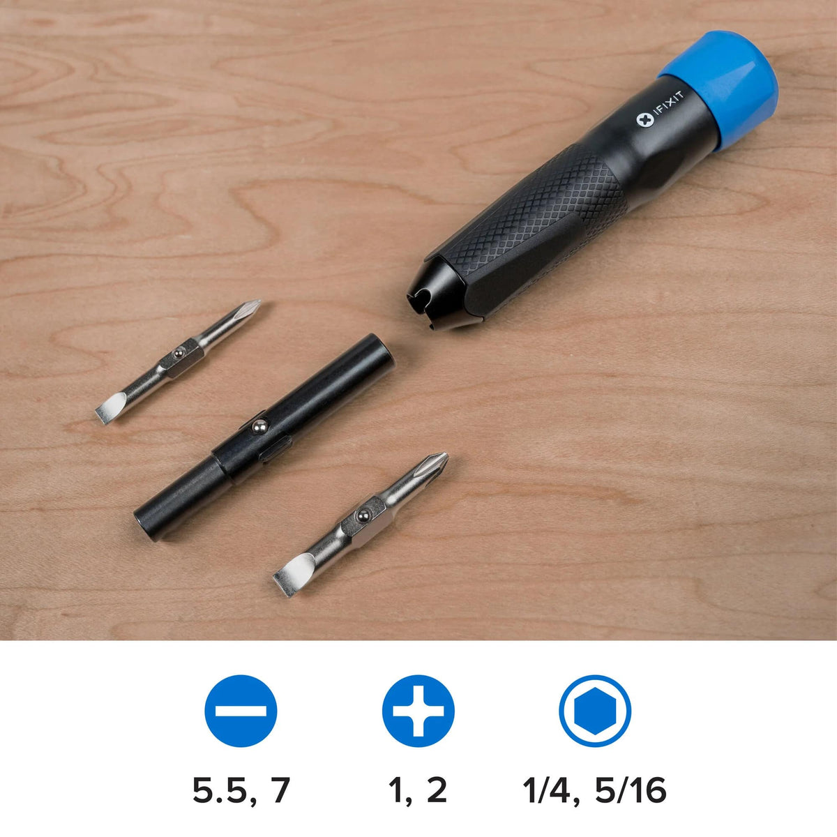 iFixit - Narwhal 6-in-1 Driver with Swivel Cap