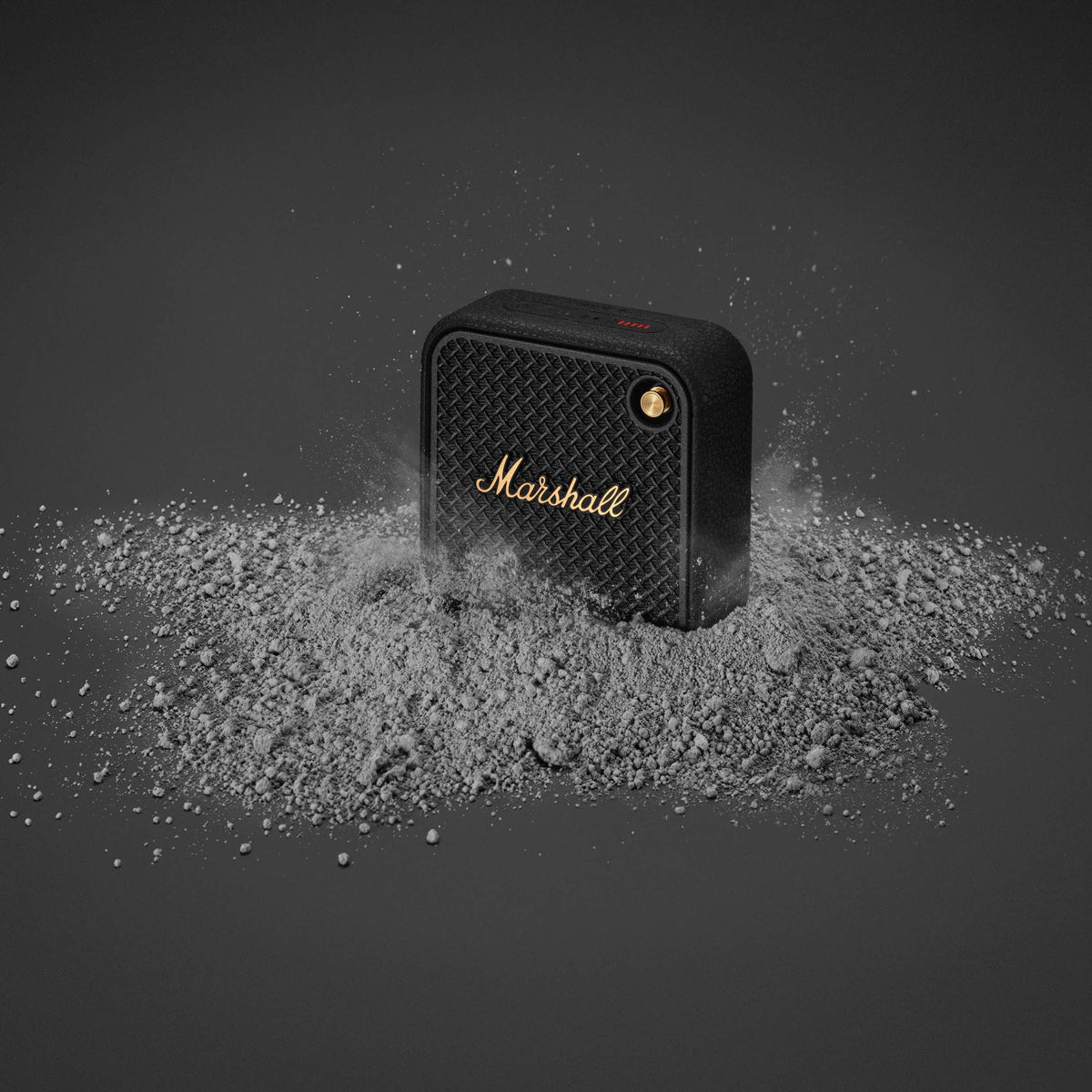 Marshall - Willen II Portable Bluetooth Speaker with Rugged Waterproof / Dust-proof Wireless Design - Black/Brass