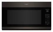 Whirlpool - 2.1 cu. ft. Microwave Hood with Sensor Cooking and AccuPop - Black Stainless Steel
