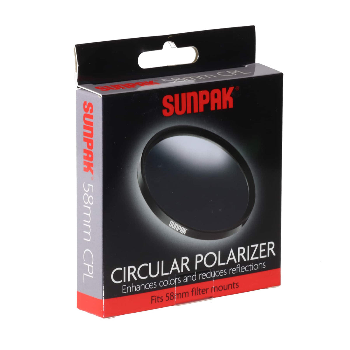 Sunpak - Circle 58mm Polarizer Lens Filter