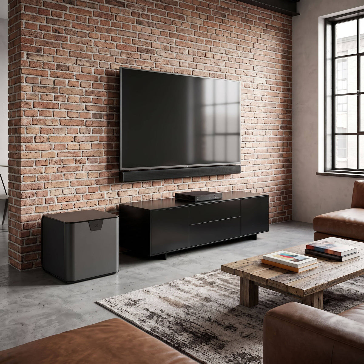 MartinLogan - USR51 Ultra-Slim 5.1 Wall-Mountable A/V Receiver, 50W Per Channel with eARC, Anthem Room Correction, Built-In Streaming - Black