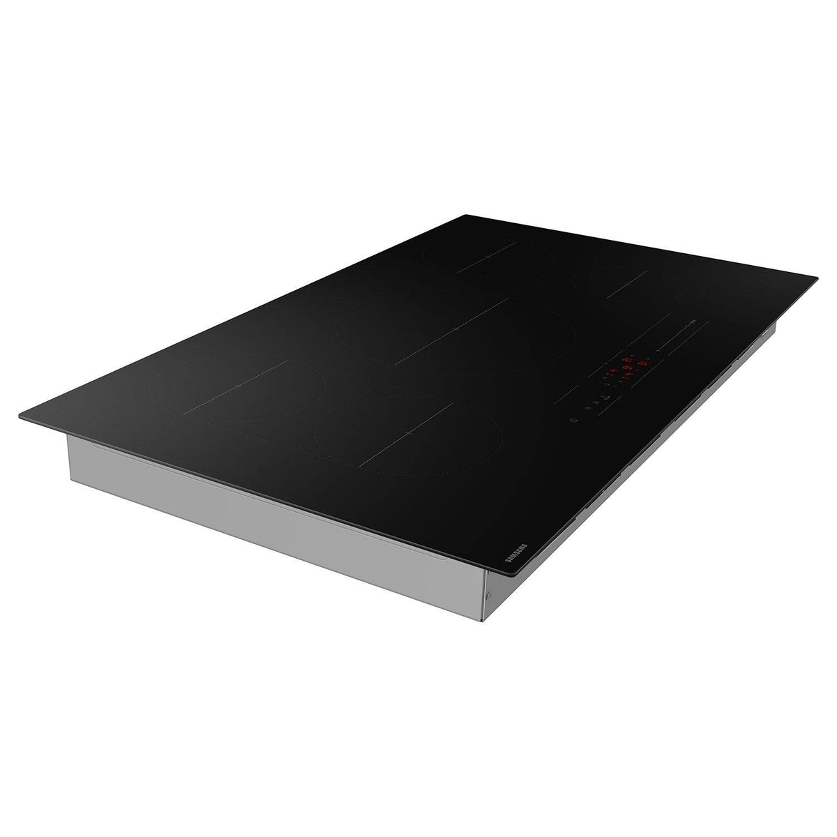 Samsung - 36" Induction Cooktop with Anti-Scratch Matte Glass and Sync - Black