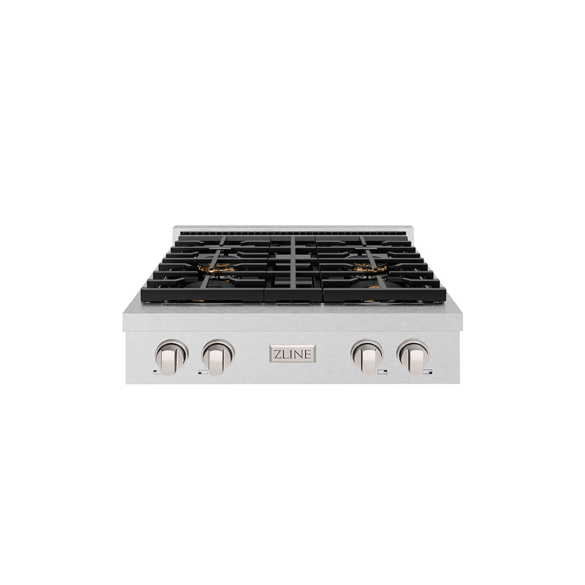 ZLINE - 30 in. Wide 4 Burner Paramount Gas Built-In Gas Cooktop DuoPro Cooktop (PSRTS-30) - Satin Stainless Steel