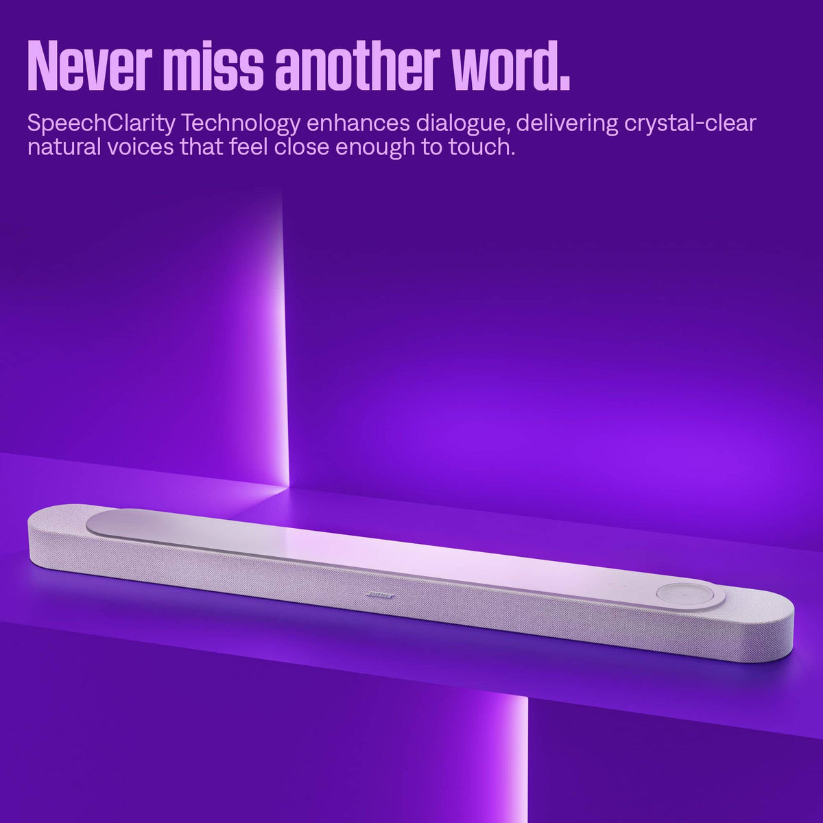 Bose - Lifestyle Ultra 5.1 Channel Wireless Soundbar with Dolby Atmos - White Smoke