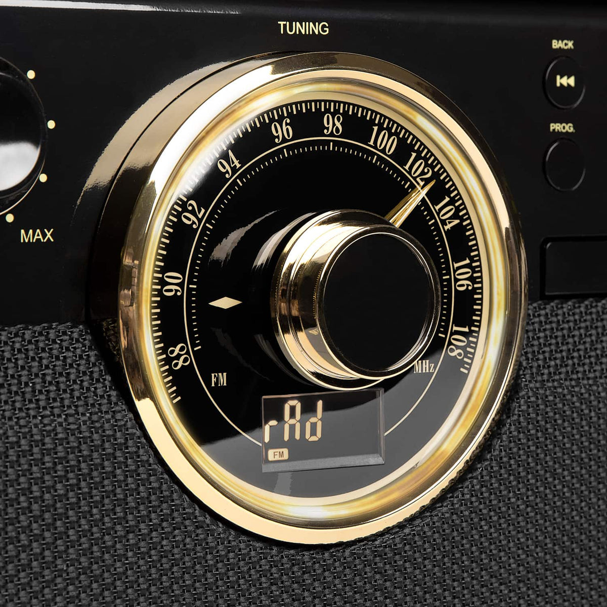 Victrola - Empire Bluetooth 6-in-1 Record Player - Gold/Brown/Black